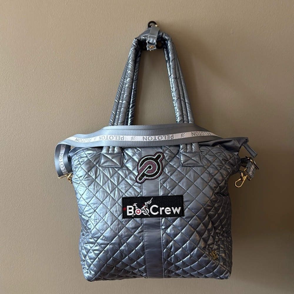 Peloton x Oliver Thomas Kitchen Sink Tote - Metallic Blue